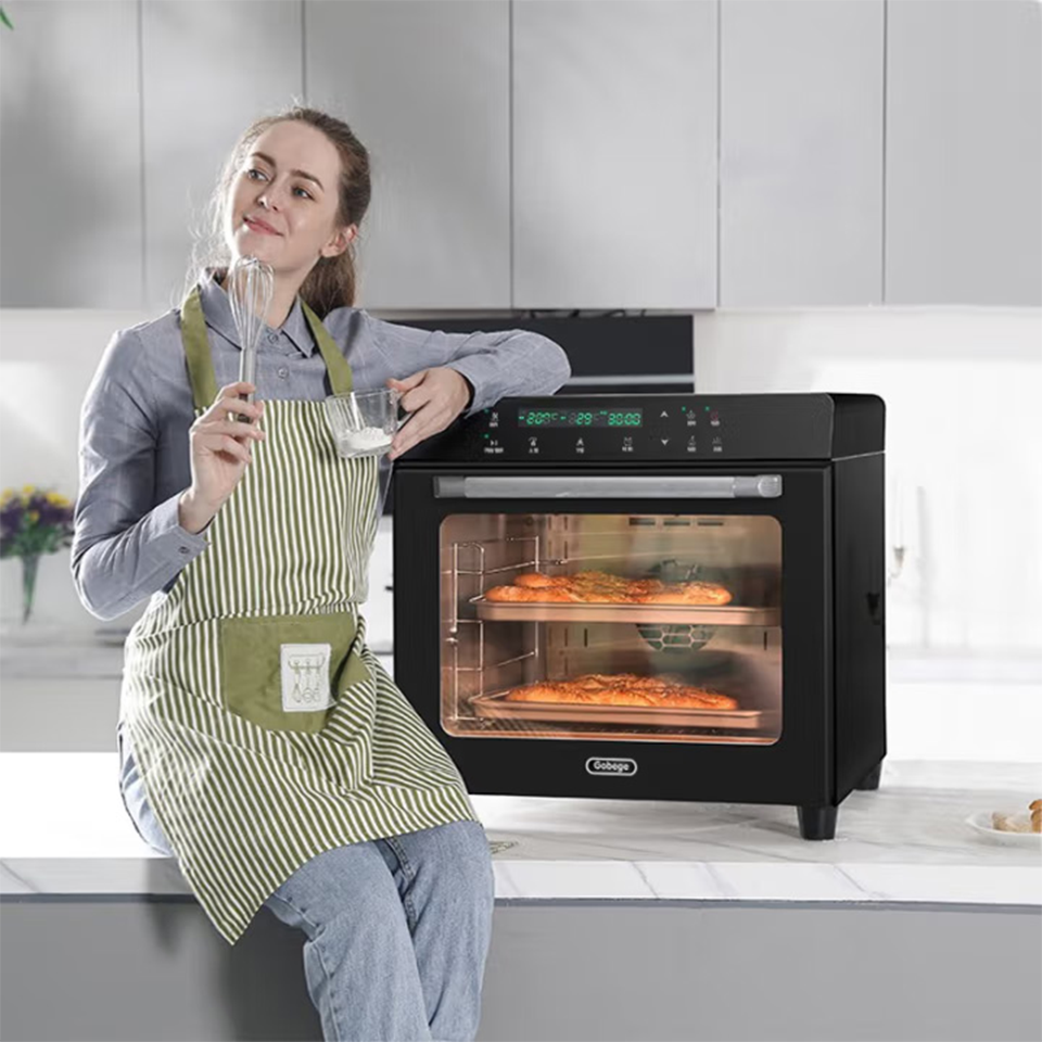80S Convection Oven 56L Electronic Temperature Control Dual Mode Baking