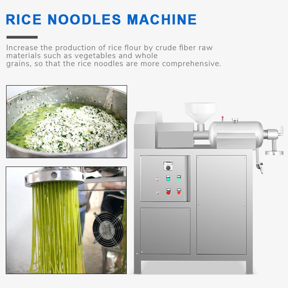 Commercial Rice Noodle Machine High Efficiency 60L/Hour