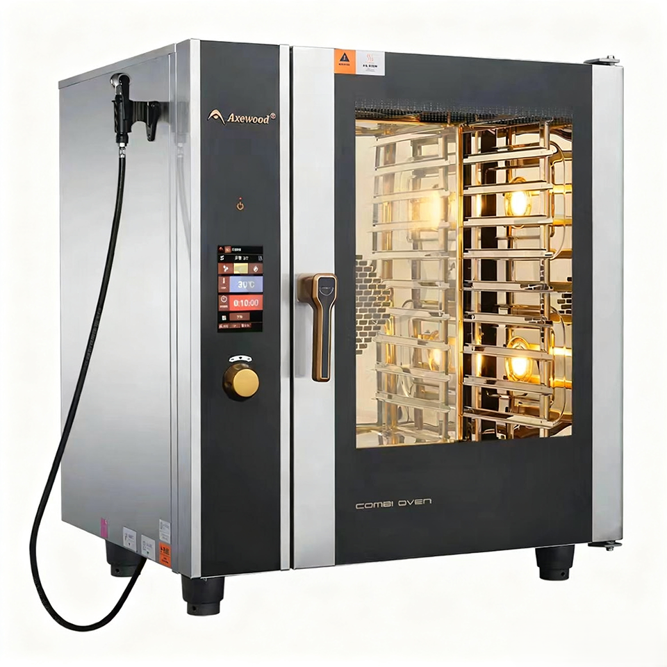 Commercial Touchscreen Combi Oven 10 Trays ±1°C Accuracy