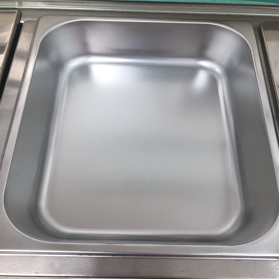D-DT-5 Electric Bain Marie 5-Tray Countertop Food Warmer with Glass Guard