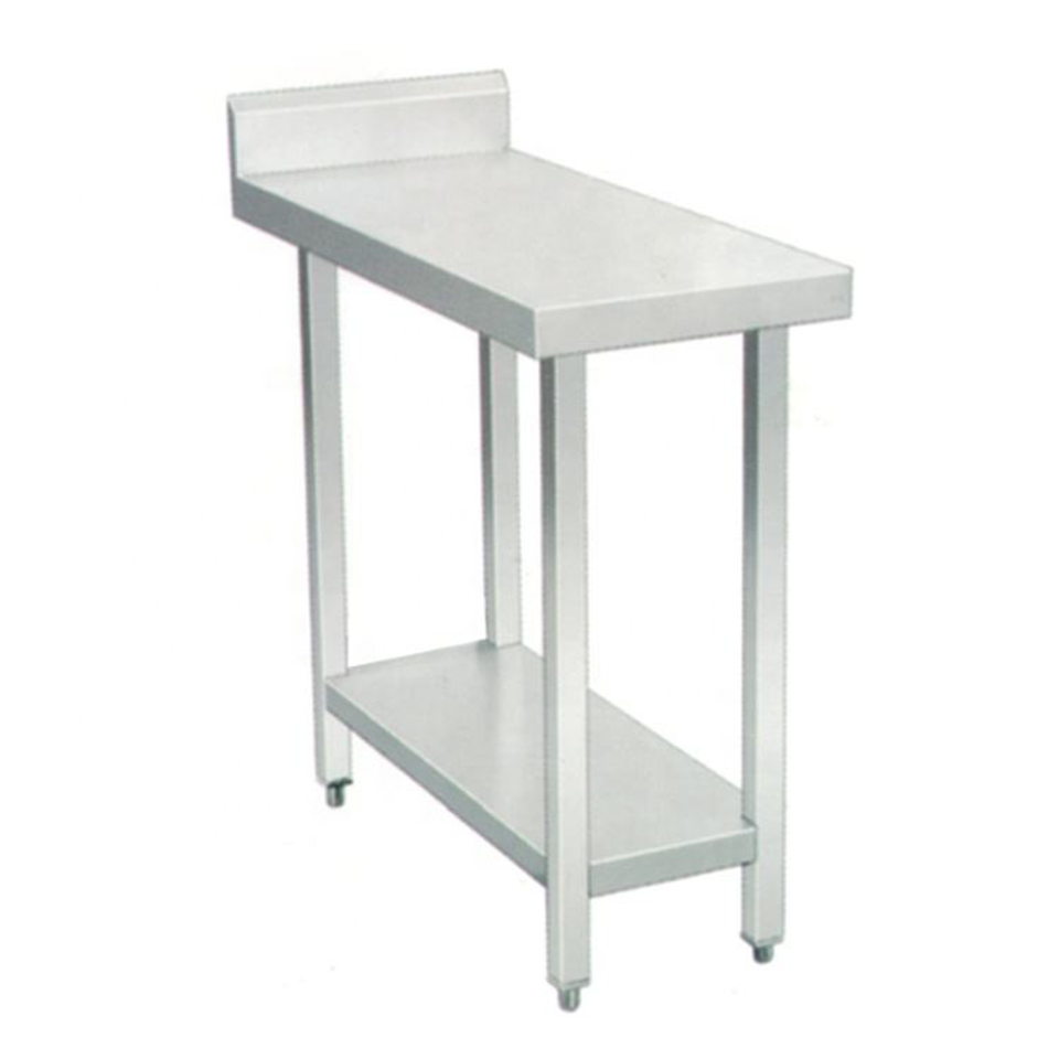 Detachable Two-Tier Stainless Steel Work Table for Commercial Kitchens