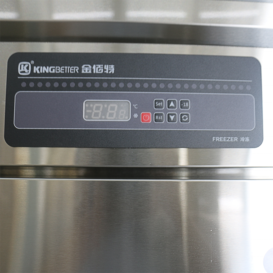 Double-Door Upright Refrigerator Freezer for Restaurants and Catering