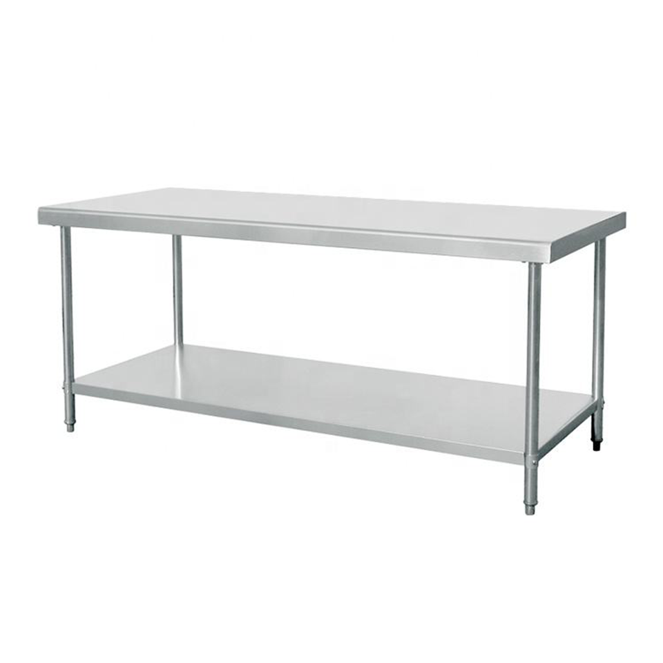 Durable Stainless Steel Table with Splashback ZZJYGZ Series for Food Prep