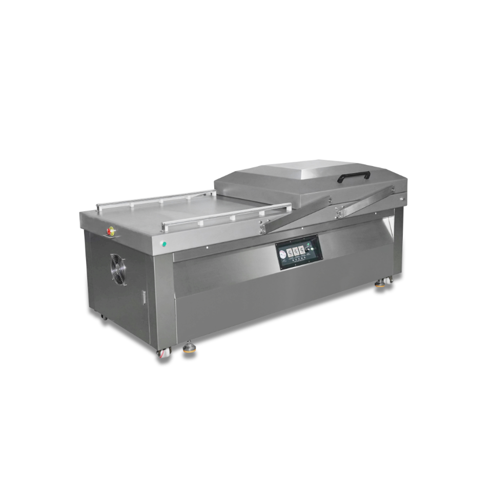 DZ-1000/2SB Commercial Double Chamber Vacuum Packaging Machine 4 Sealing Bars