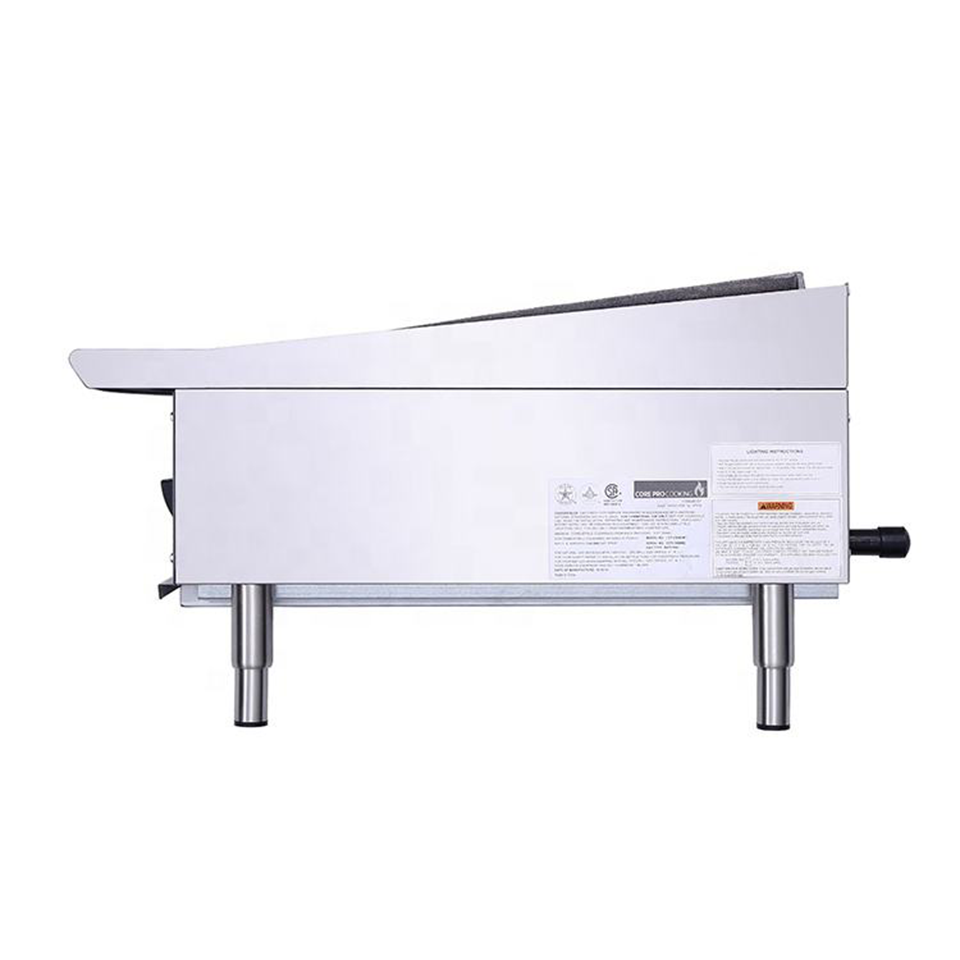 E-RQH-48 Heavy Duty Gas Grill 48 Inch Commercial Stainless Steel Portable