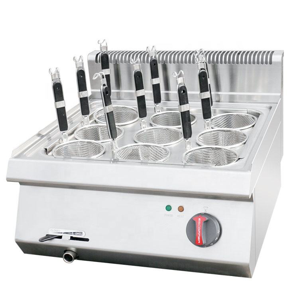 E-RQM-600X Commercial Gas Noodle Cooker Stainless Steel 600mm