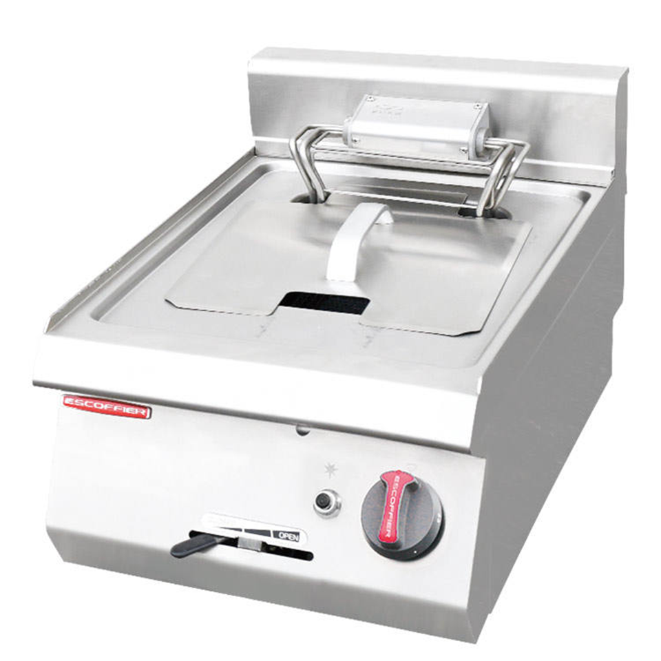 E-RQZ-400X Gas Fryer Single Tank 10kW 10L Oil Capacity
