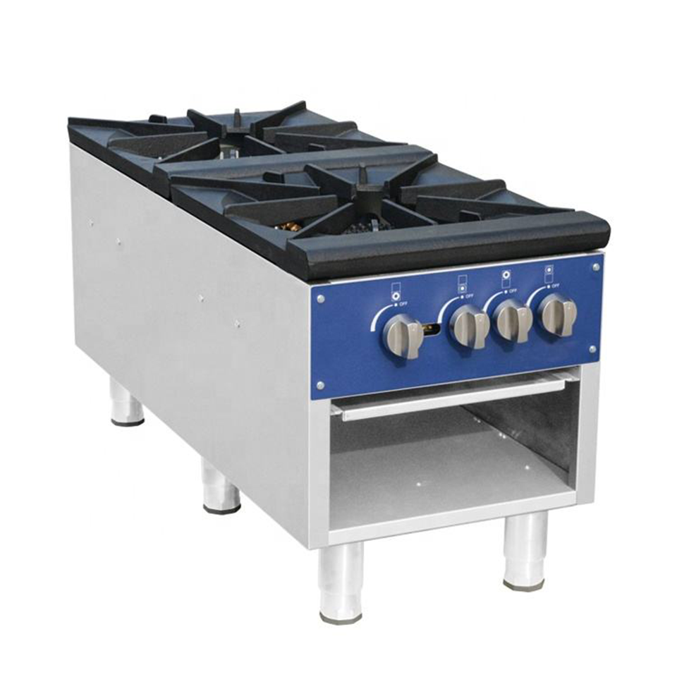 FSP Series European Gas Burner Single and Dual Floor Standing for Restaurants