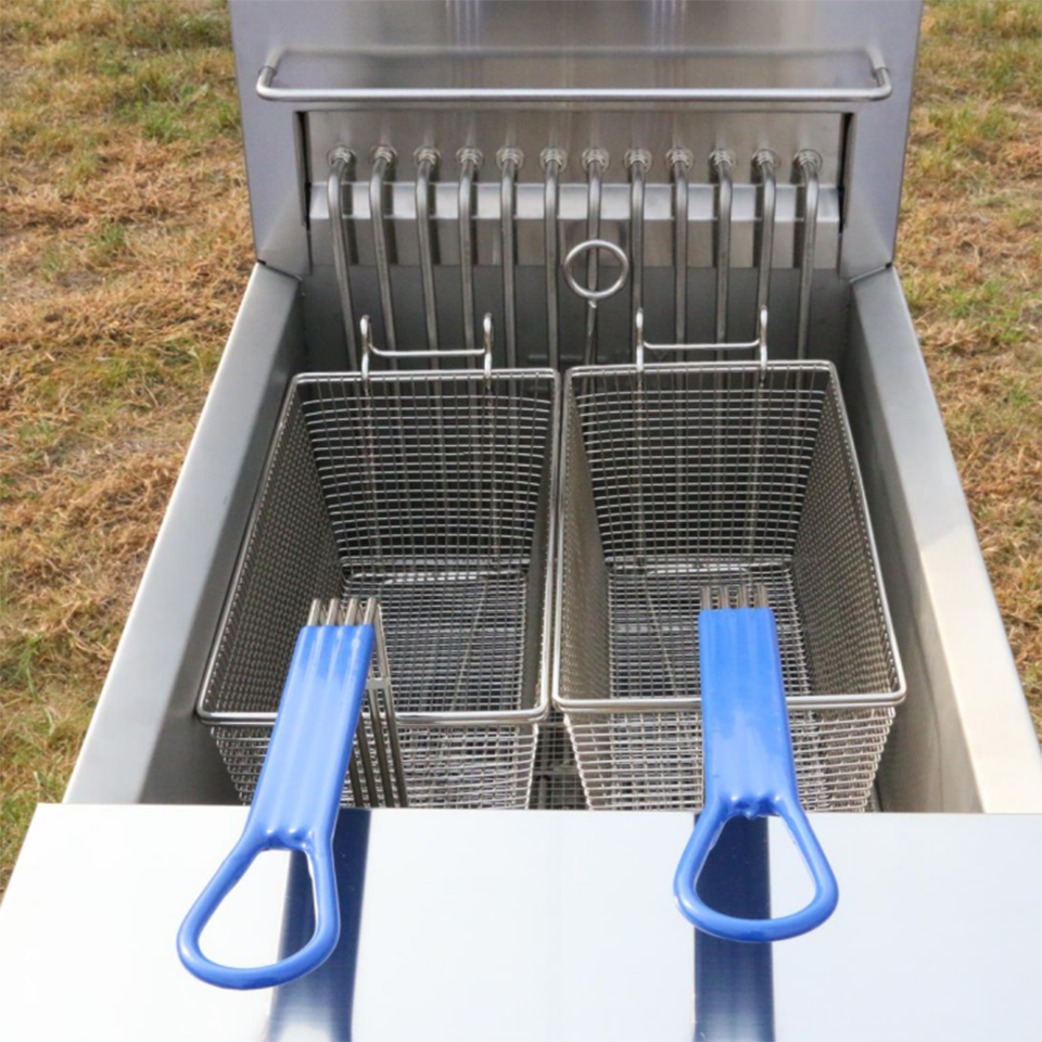 LE-DZE-400G Electric Digital Fryer Commercial Stainless Steel 35-40L Capacity