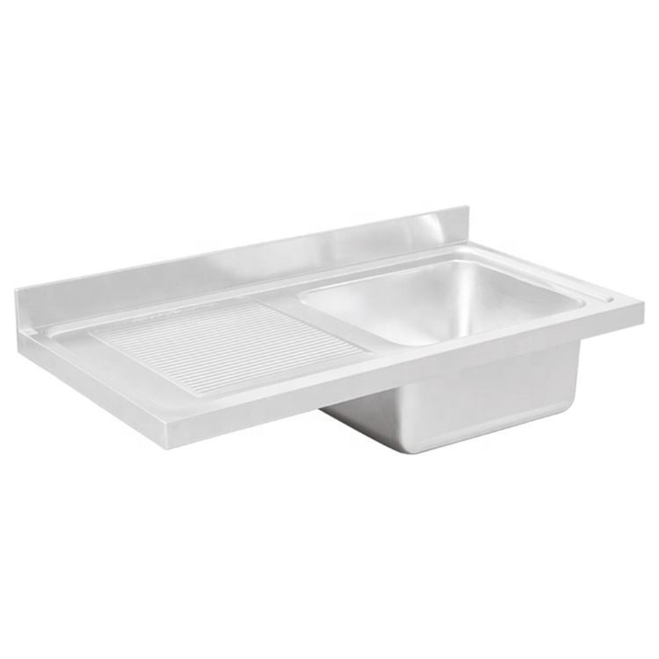 MS1B Series Deep Basin Kitchen Sink with Drainboard for Commercial