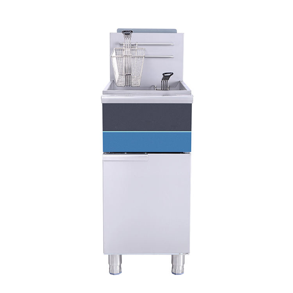Professional Gas Fryer KB-F4 20L Dual Basket For Restaurants and Catering