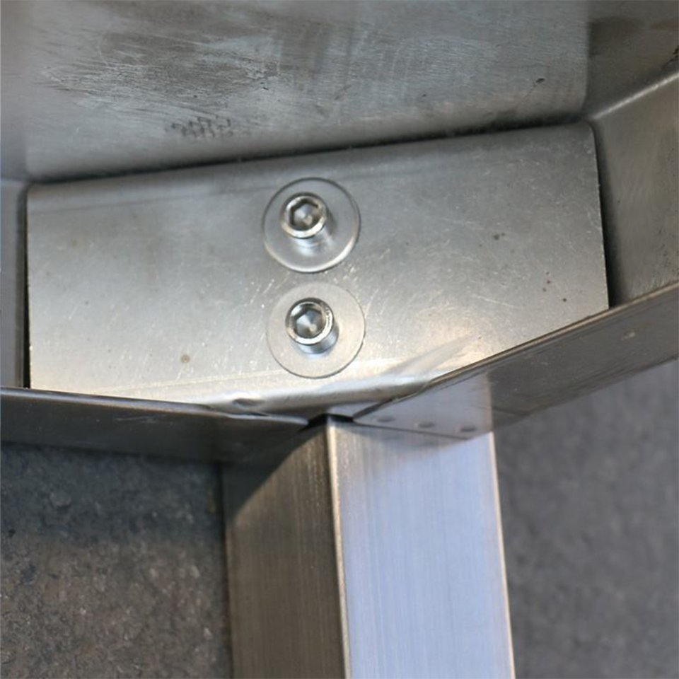 Stainless Steel Double-Tier Work Table Heavy-Duty for Restaurants and Catering