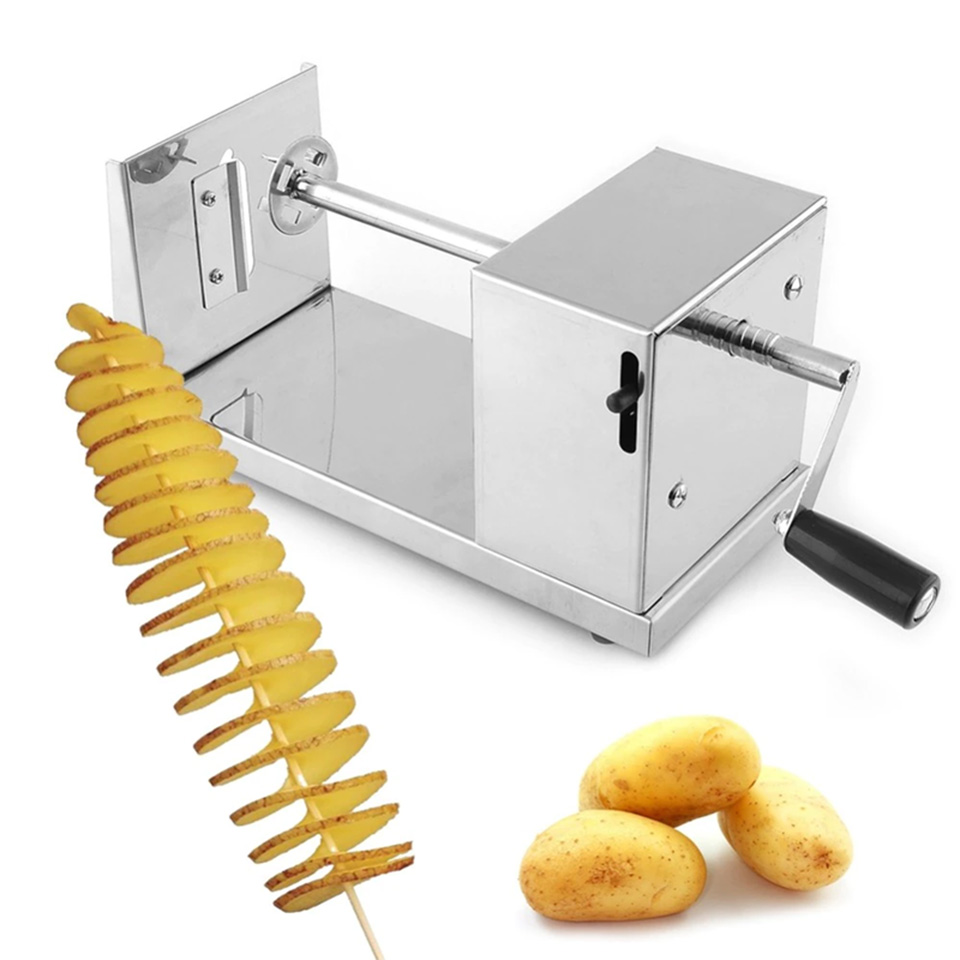 Twister Tornado Spiral Potato Cutter Stainless Steel Heavy Duty
