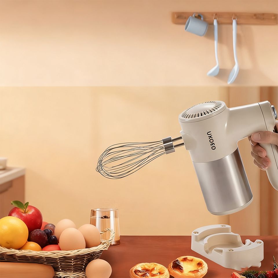 U5 Portable Hand Mixer 500W Multi-Speed Adjustable Kitchen Essential