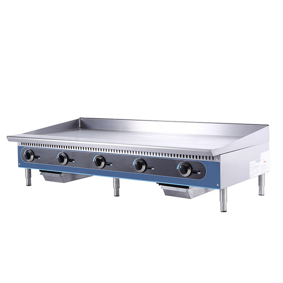 Commercial Gas Countertop Griddle 60 Inch KB-G60 Series for Restaurants and Cafes