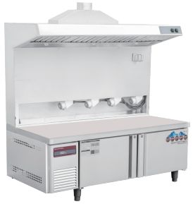 E-DZ-800G Electric Fryer Dual Tank 4 Baskets