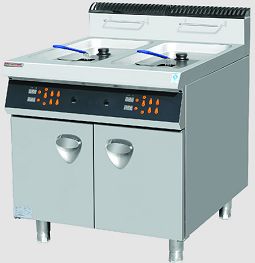 XKE-DZ-900 Dual Basket Electric Deep Fryer 24kW Commercial Kitchen Use