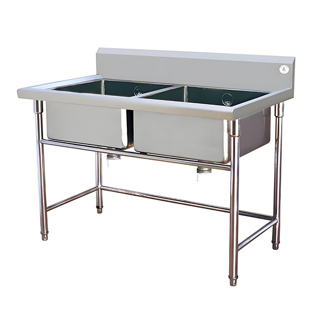 Commercial Dough Prep Table with Storage Stainless Steel/Pine Wood, 150kg Load