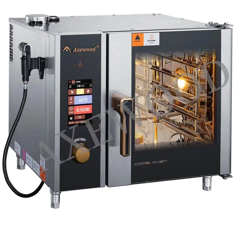 Commercial 6-Layer Steam Oven with 9 Menu Settings