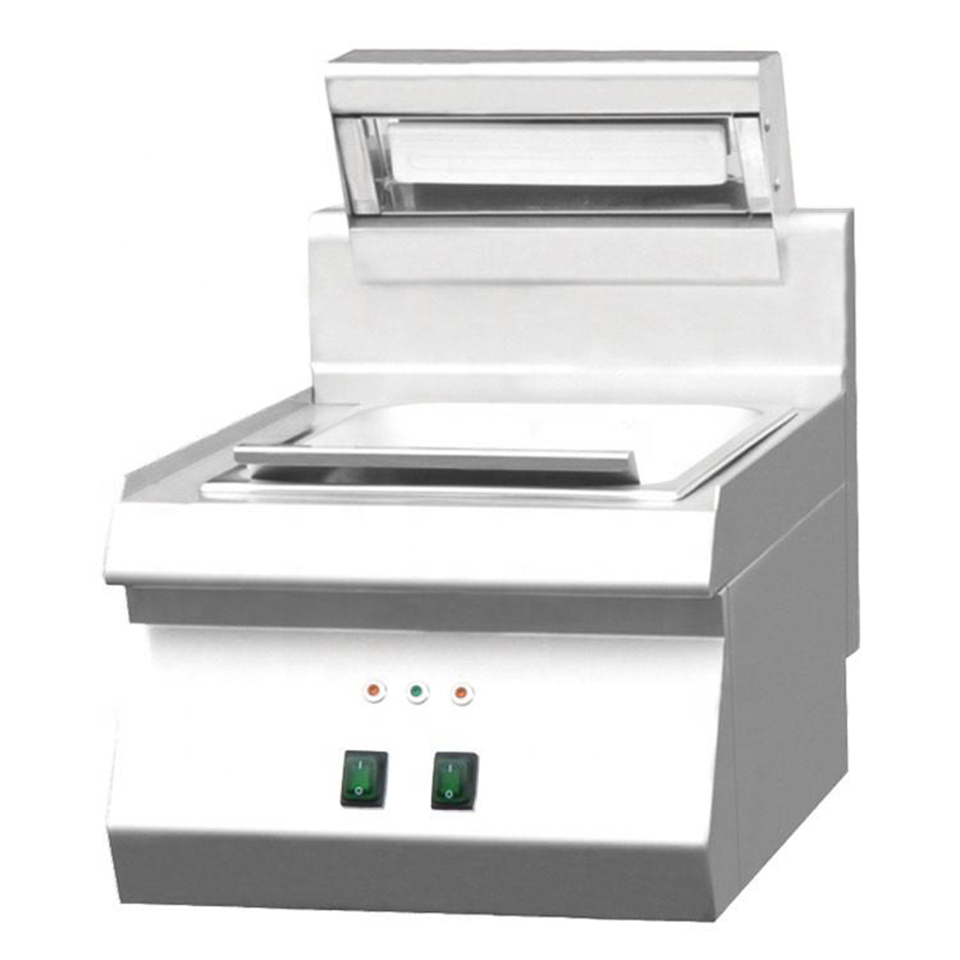 Electric Fry Holding Warmer with Dual Lamps for Fast Food and Snack Bars